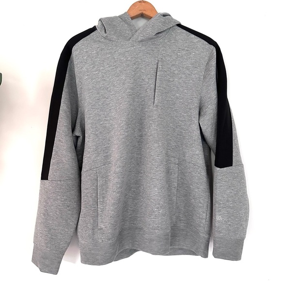 VRST Men’s Pinnacle Fleece Hoodie Mid Heather Gray Zipper Pockets Size Large - Picture 2 of 9